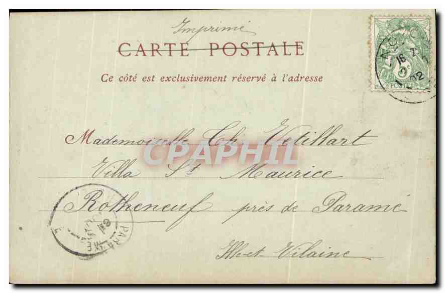 CPA Noyon le Cloitre  — Rückseite