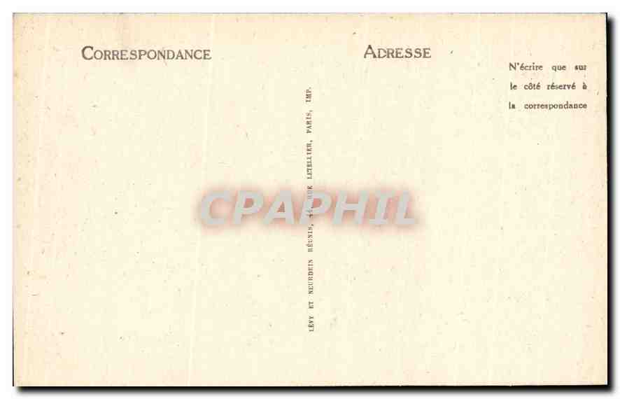 CPA Chateau de Chantilly les Appartements des de Conde le Grand Cabinet  — Verso