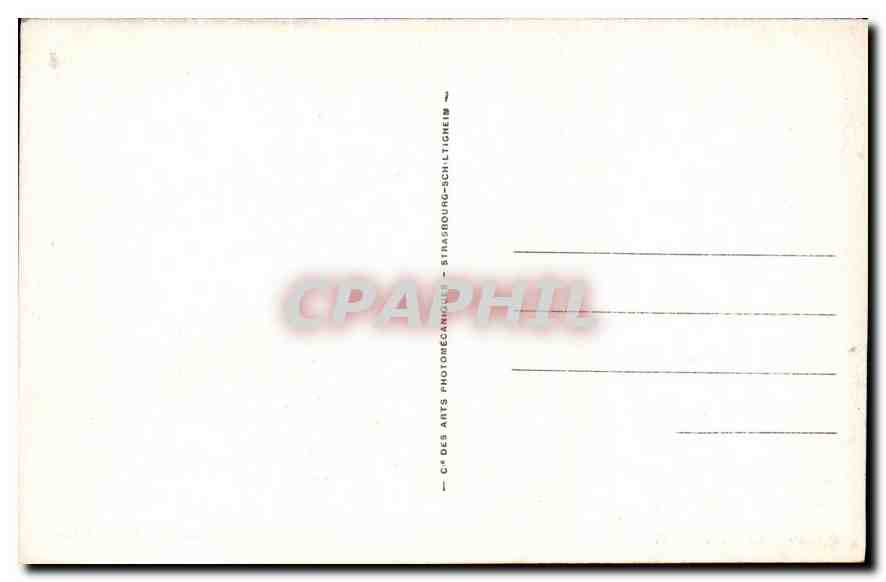 CPA Chantilly Parc du Chateau les Trois Allees  — Rückseite