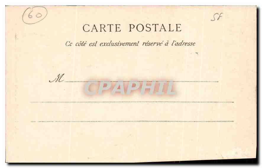 CPA Senlis Porte Principale de la Cathedrale  — Rückseite