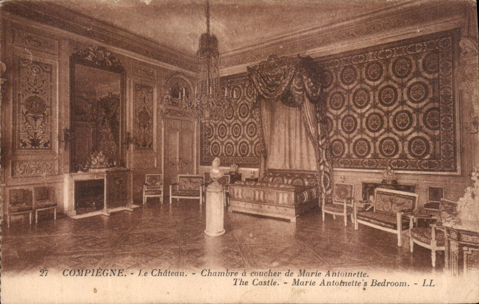 Compiègne - Schloss - Schlafzimmer Marie-Antoinettes - LL