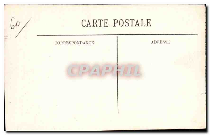 CPA Compiegne l'Eglise Saint Antoine  — Rückseite