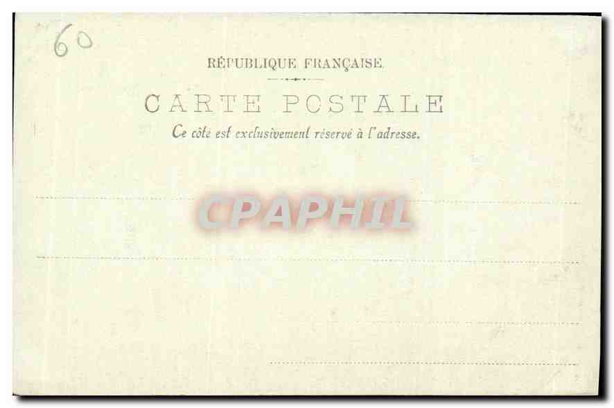 CPA Compiegne l'Hotel de ville  — Rückseite