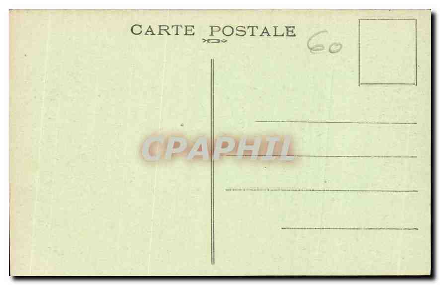 CPA Foret de Compiegne Clairiere de l'Armistice emplacement du Wagon du Marechal foch dans lequel fu — Rückseite