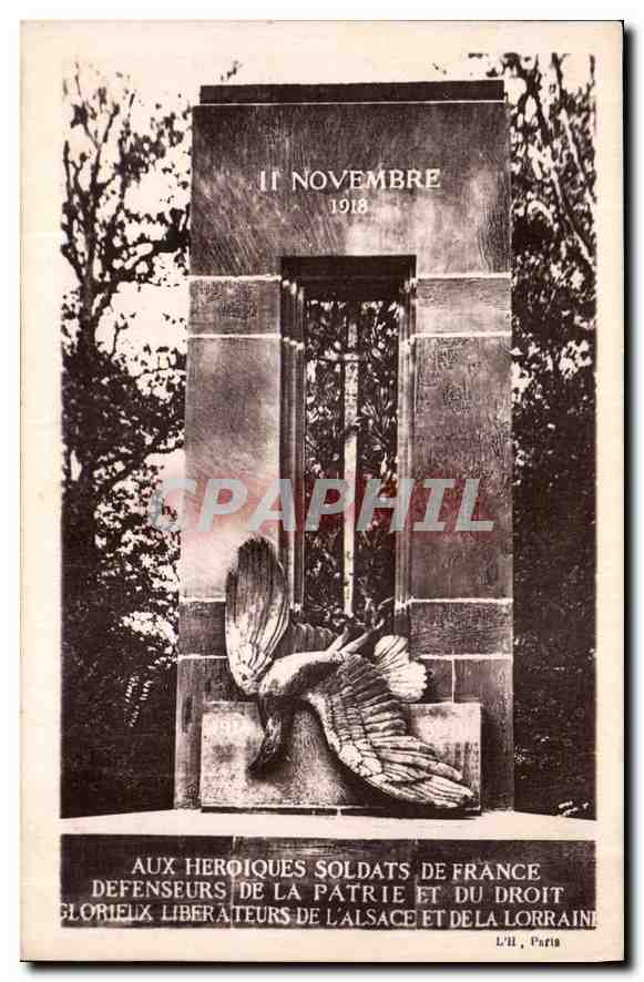 Monument du Marin — Forêt de Compiègne — 11 Novembre 1918 — Édition de l'Armistice
