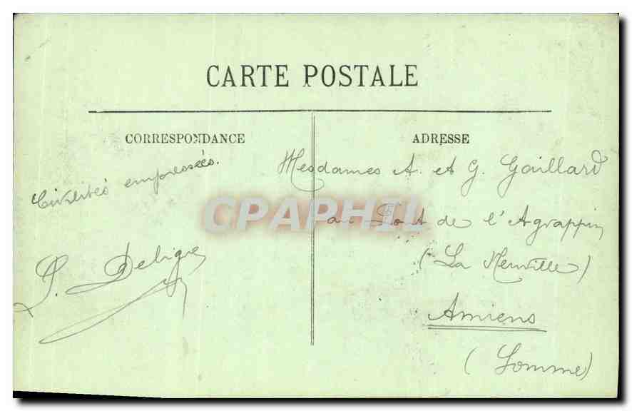 CPA Compiegne la Tour Jeanne d'Arc  — Verso