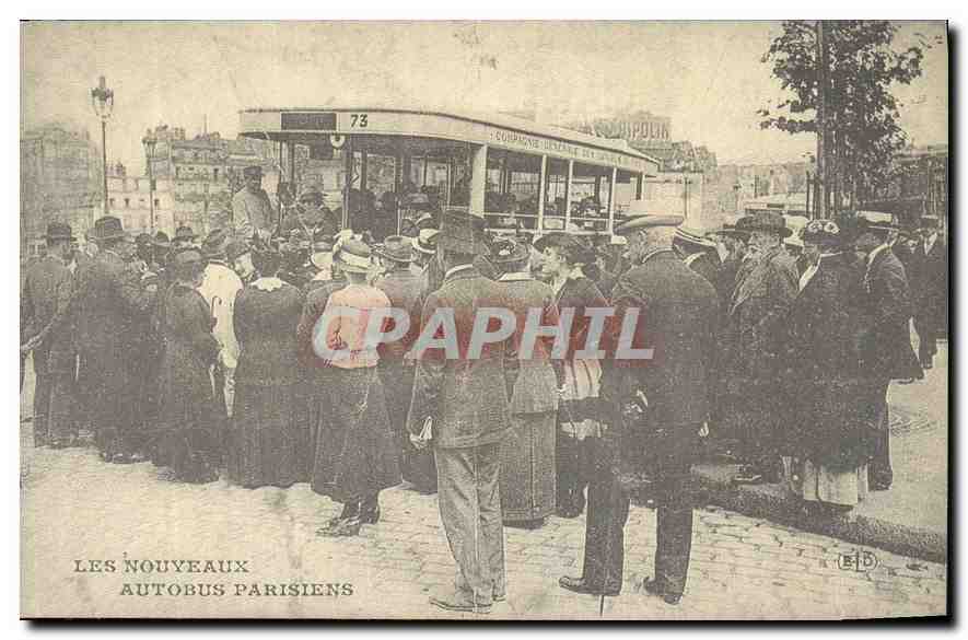 Les nouveaux autobus parisiens — Compagnie des Omnibus — n° 73