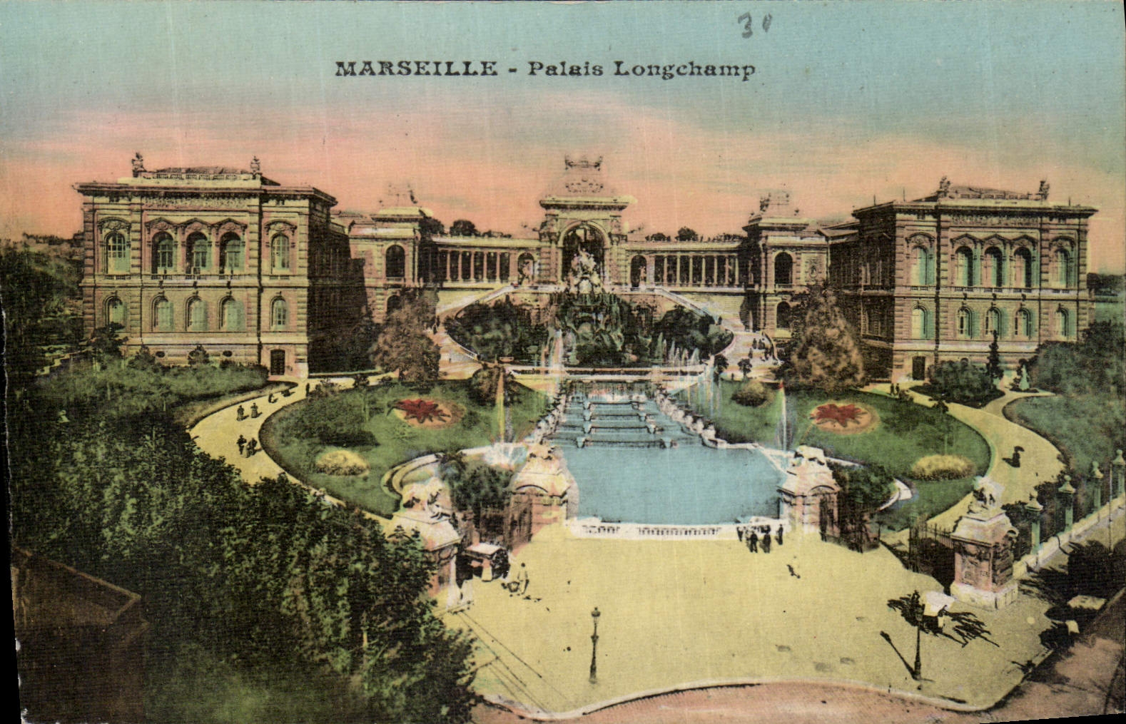 CPA Marseille Palais Longchamp 