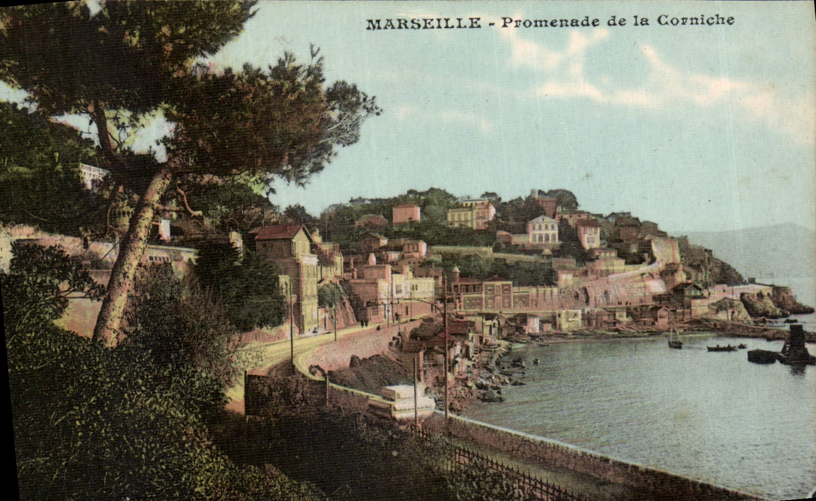 CPA Marseille Promenade de la Corniche 