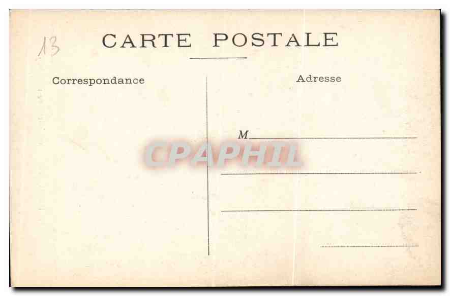 Gaspard de Gueidan (als Musette-Spieler) — von H. Rigaud — Verlag Germanet, Nr. 154 — Rückseite