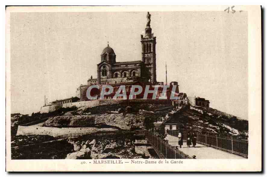 CPA Marseille Notre Dame de la Garde 