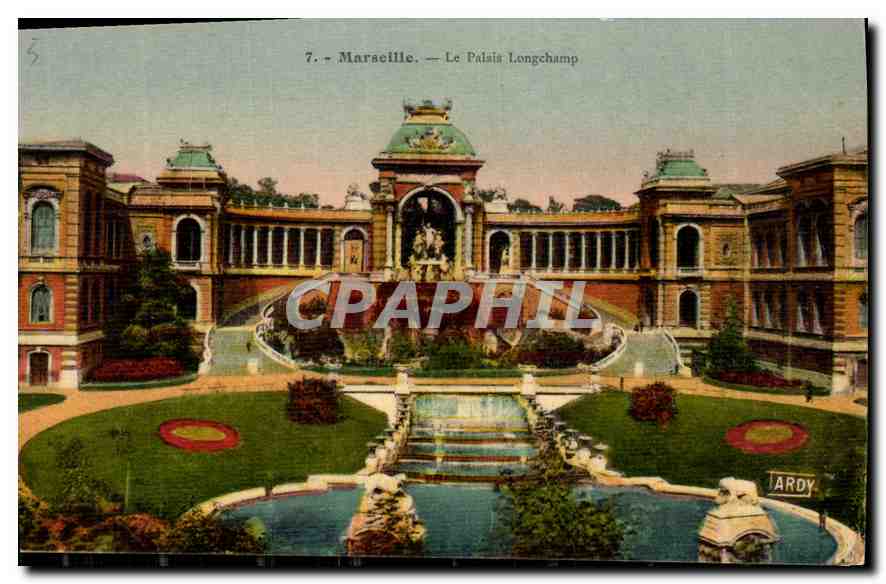 CPA Marseille le Palais Longchamp 
