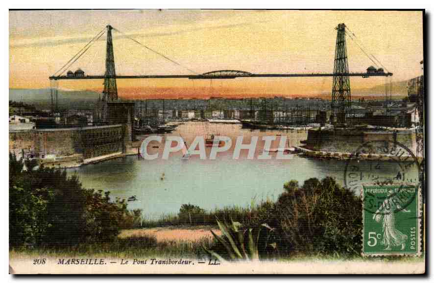 Marseille — Le Pont Transbordeur — LL. n°208
