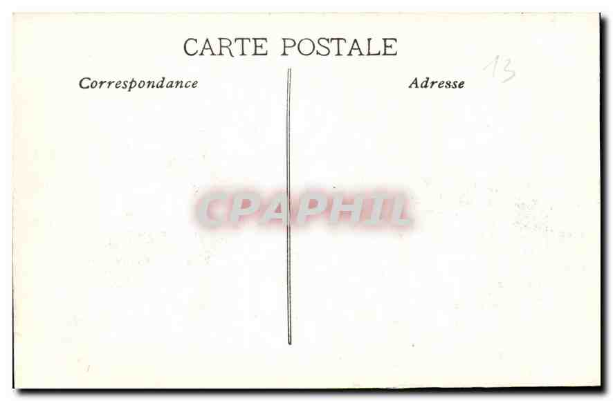 CPA Marseille le Chateau d'If Bateaux — Rückseite