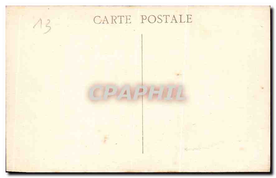 CPA Marseille Fontaine Cantini et N d de la Garde  — Rückseite