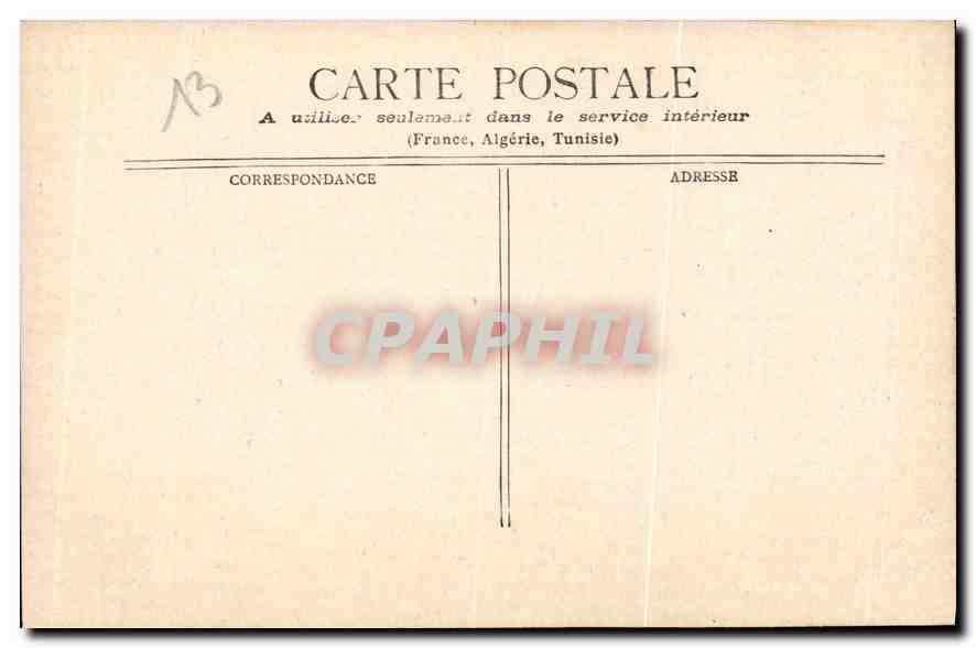 Marseille - Musée Borély — éditeur Staerck Paris, n° de série non visible — Rückseite