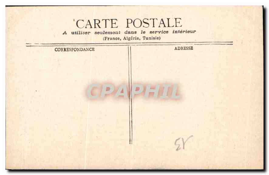 CPA Marseille Notre Dame de la Garde  — Rückseite