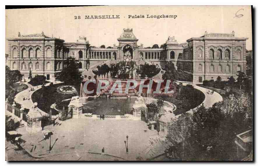 CPA Marseille Palais Longchamp 