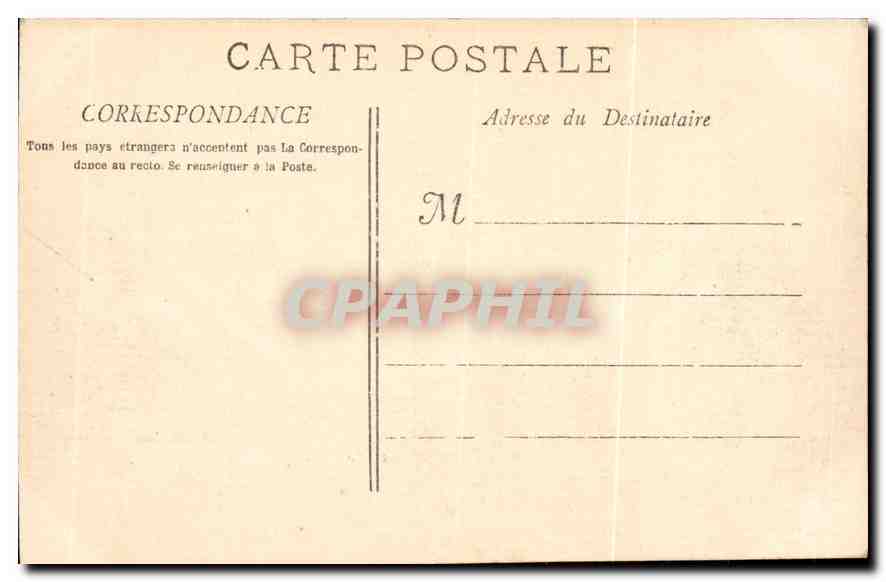 CPA Marseille le Chateau d'If  — Rückseite