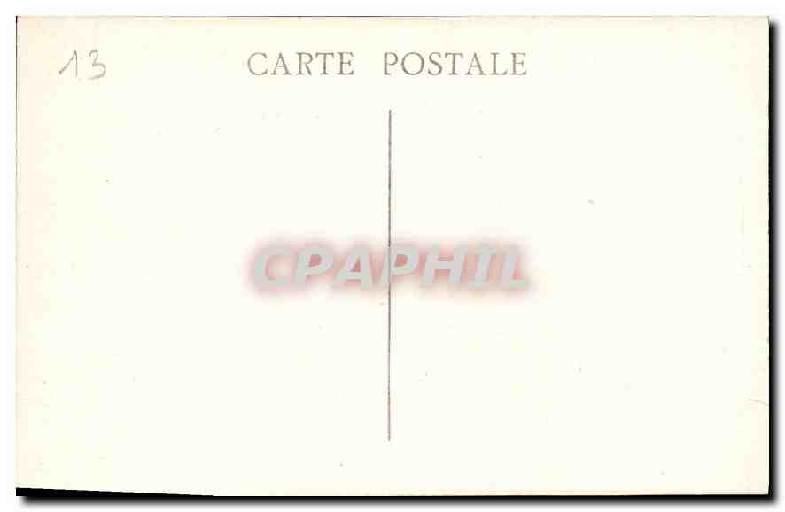 CPA Marseille le Palais Longchamp  — Rückseite