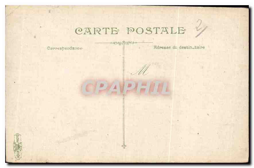 CPA Marseille le Chateau d'If  — Rückseite