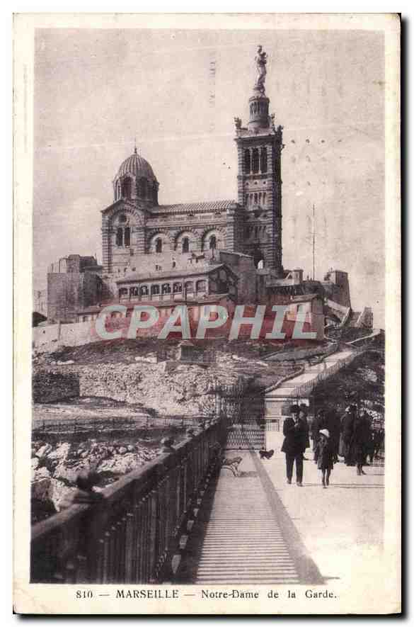 CPA Marseille Notre Dame de la Garde 