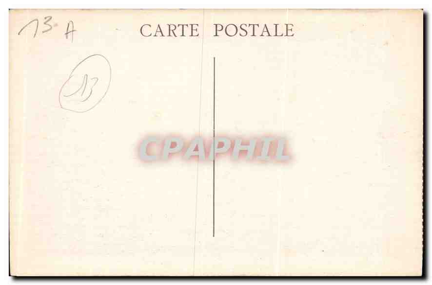 CPA Marseille Escalier monumental de la Gare St Charles  — Verso
