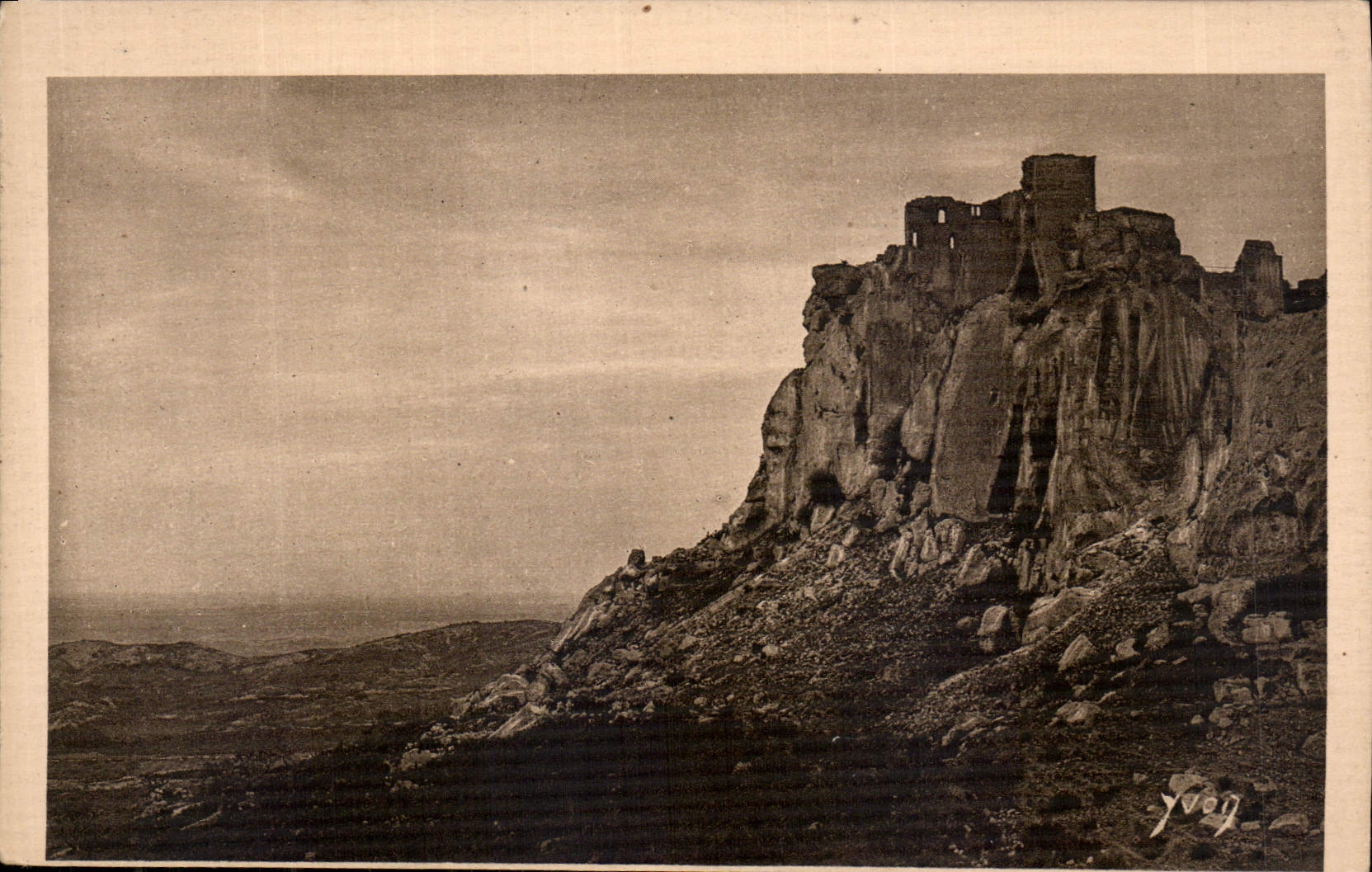 CPA Paysages et Pierres de Provence les Ruines du Chateau des Baux 