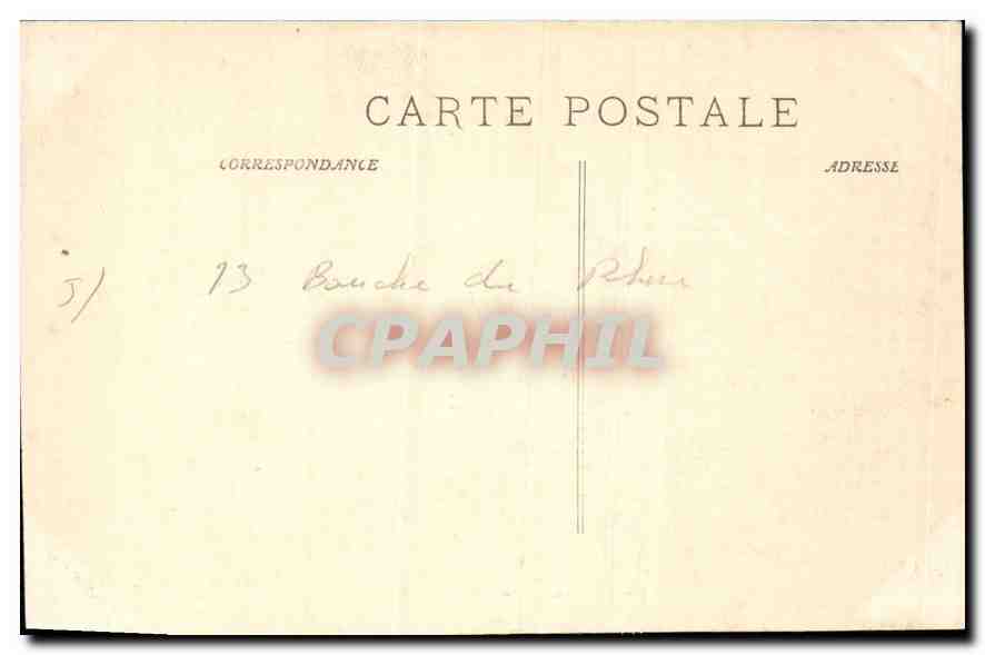 CPA Marseille le Chateau d'If  — Verso