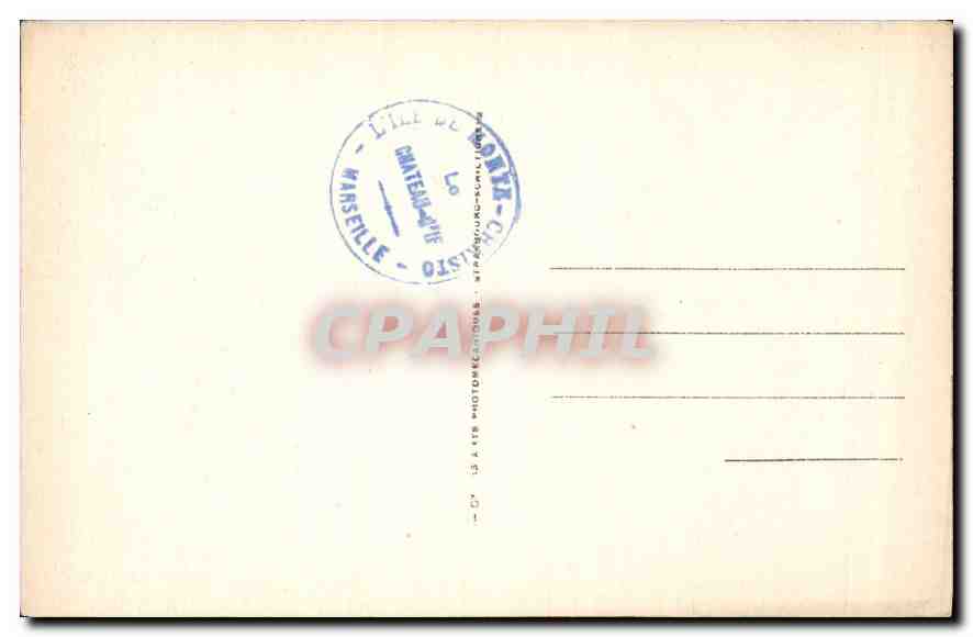 CPA Marseille le Chateau d'If  — Verso