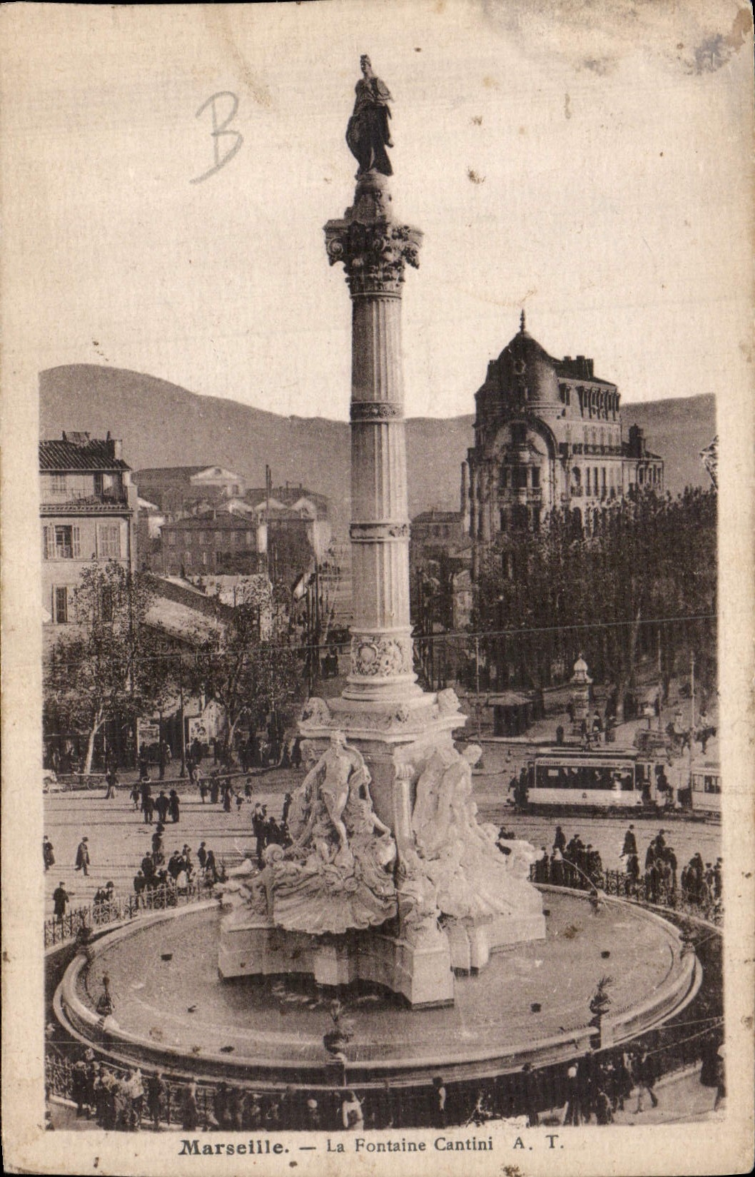 CPA Marseille la Fontaine Cantini 