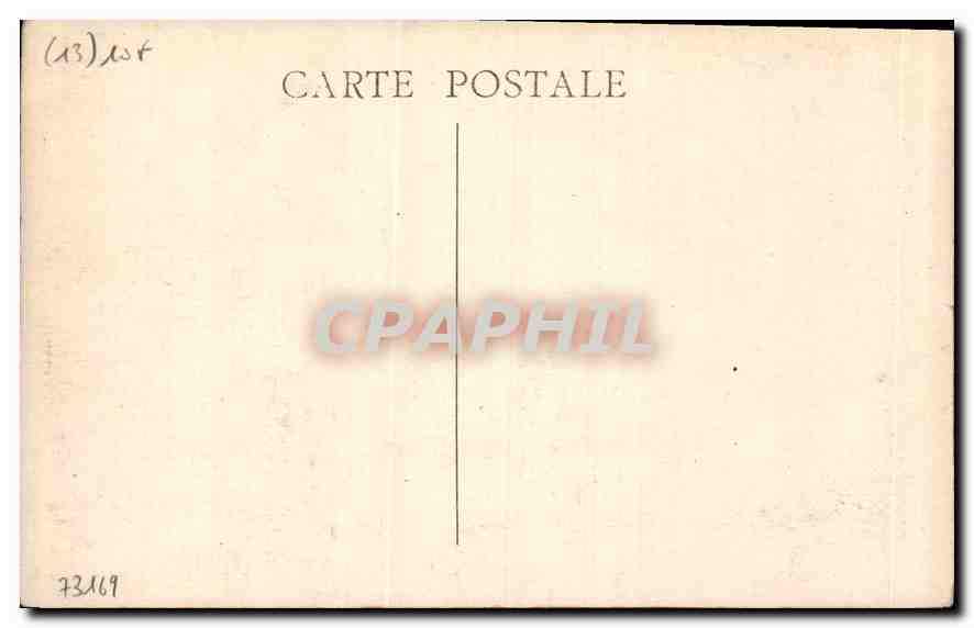CPA Marseille Porte d'Aix Tramway — Verso