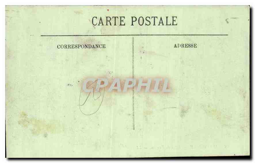 CPA Marseille Effet de Vagues  — Rückseite
