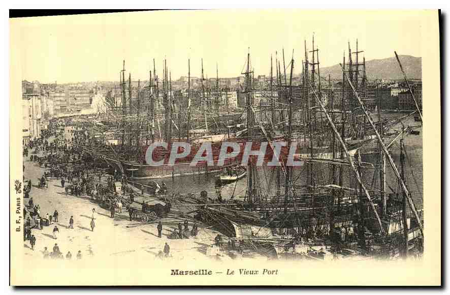 Marseille — Le Vieux Port — B. F., Paris