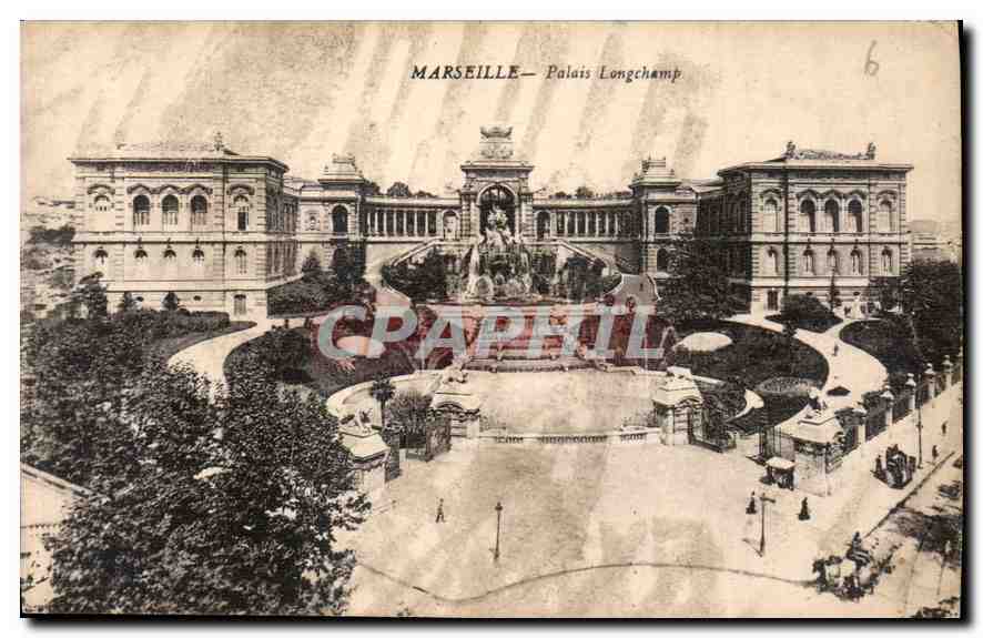 CPA Marseille Palais Longchamp 