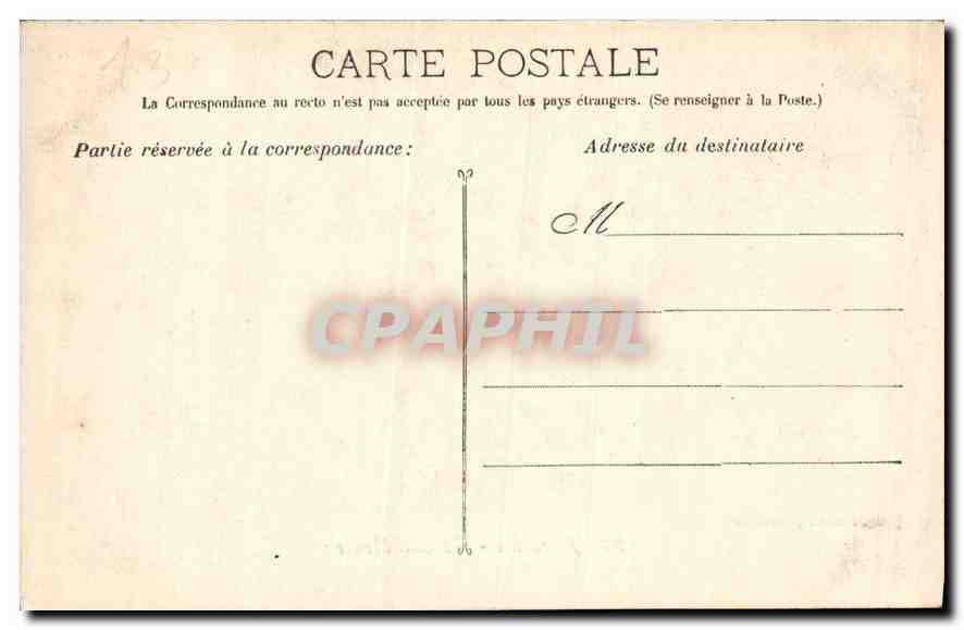 CPA Marseille la Cathedrale  — Verso