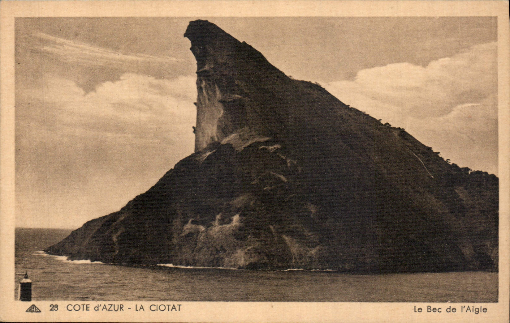 CPA Cote d'Azur la Ciotat Le Bec de l'Aigle 