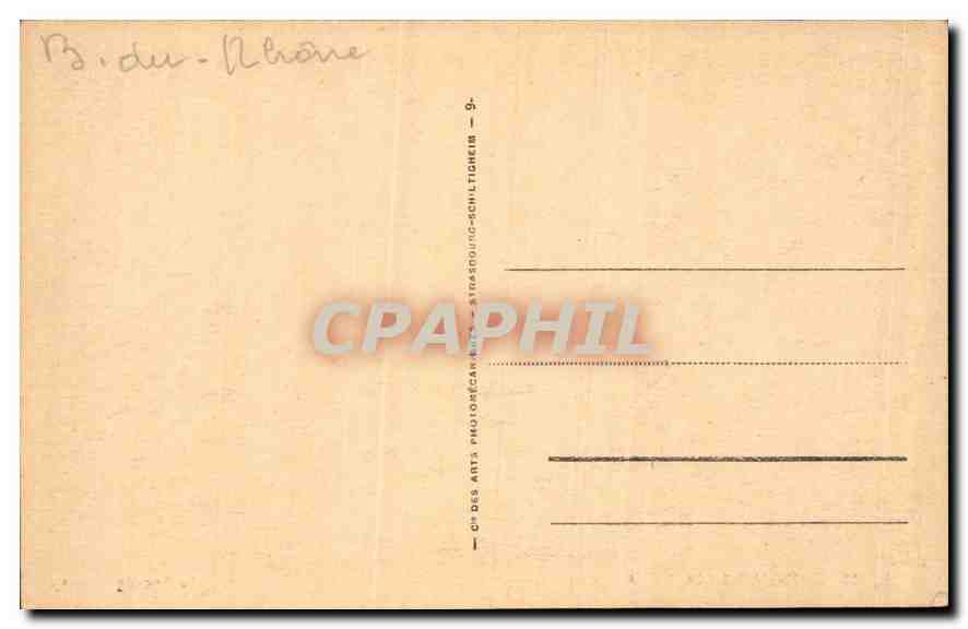 CPA Cote d'Azur la Ciotat Le Bec de l'Aigle  — Verso