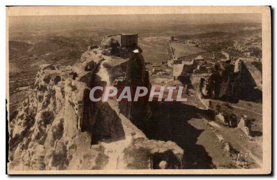 CPA Les Baux bouches du Rhone Ruines du Chateau feodal