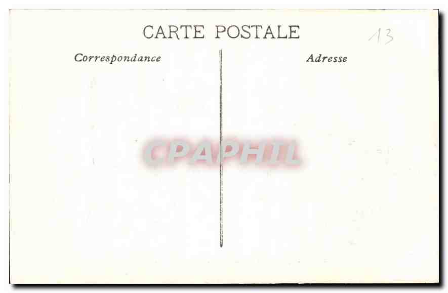 CPA Marseille Entree du Vieux Port et Pont Transbordeur  — Verso