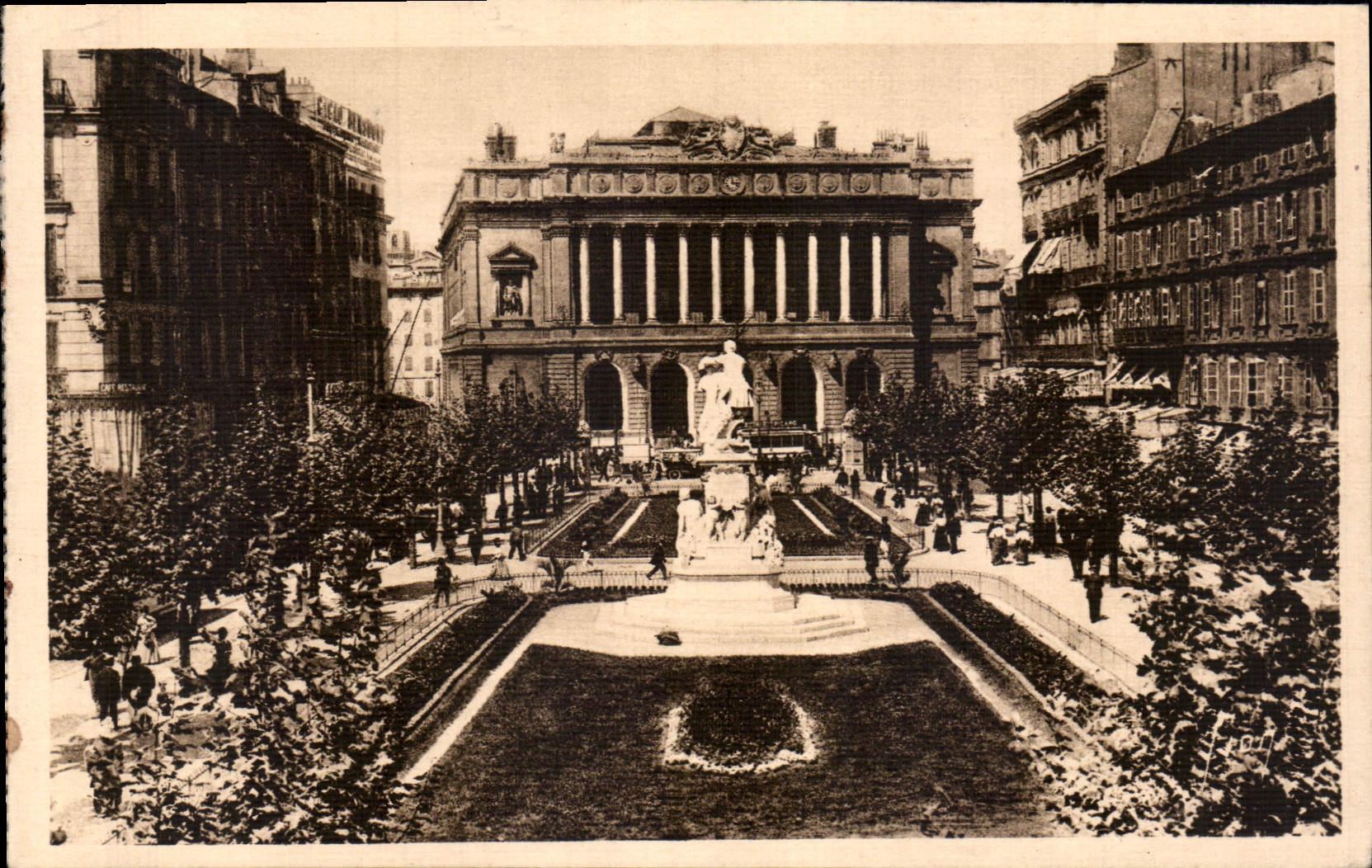 CPA Marseille Bouches du Rhone la Place de la Bourse 