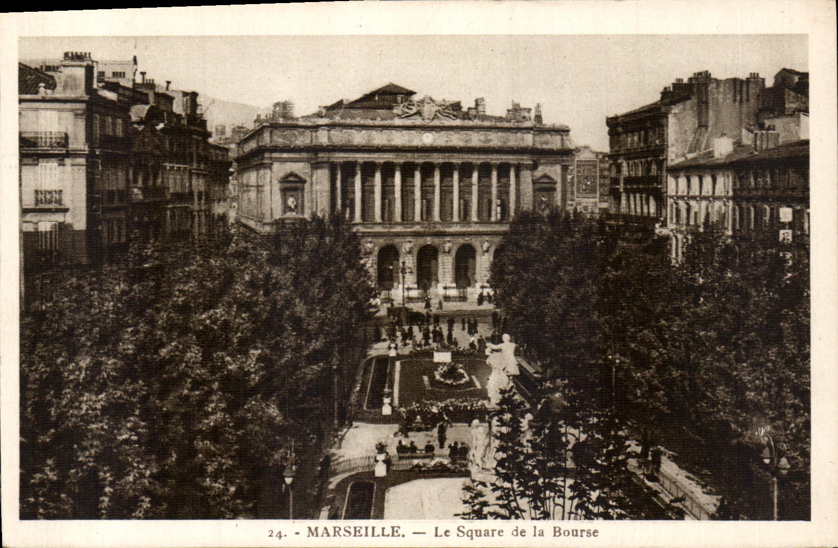 Marseille — Square de la Bourse — Édition La Cigogne
