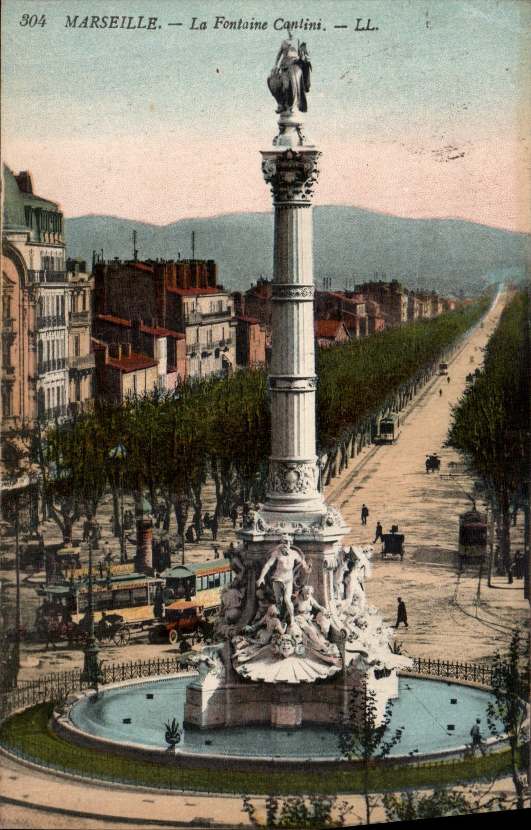 CPA Marseille la Fontaine Cantini 