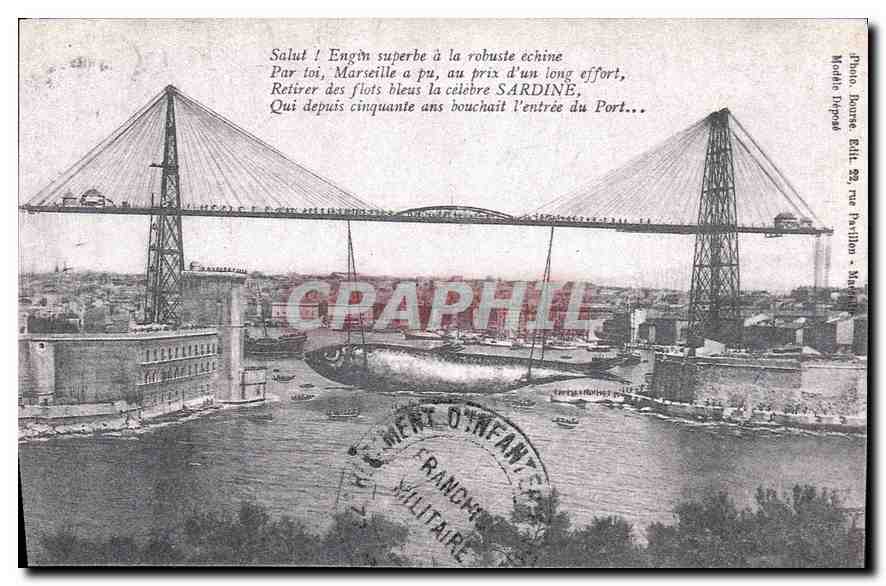 Der Sardinenbrücke in Marseille — Verlag Edito Spiral, Nr. 13