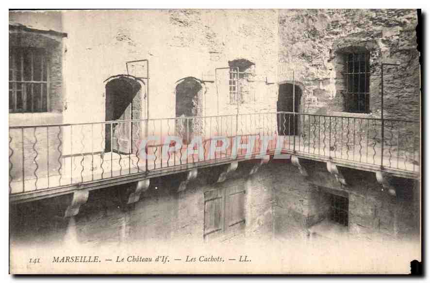 CPA Marseille le Chateau d'If les Cachots 