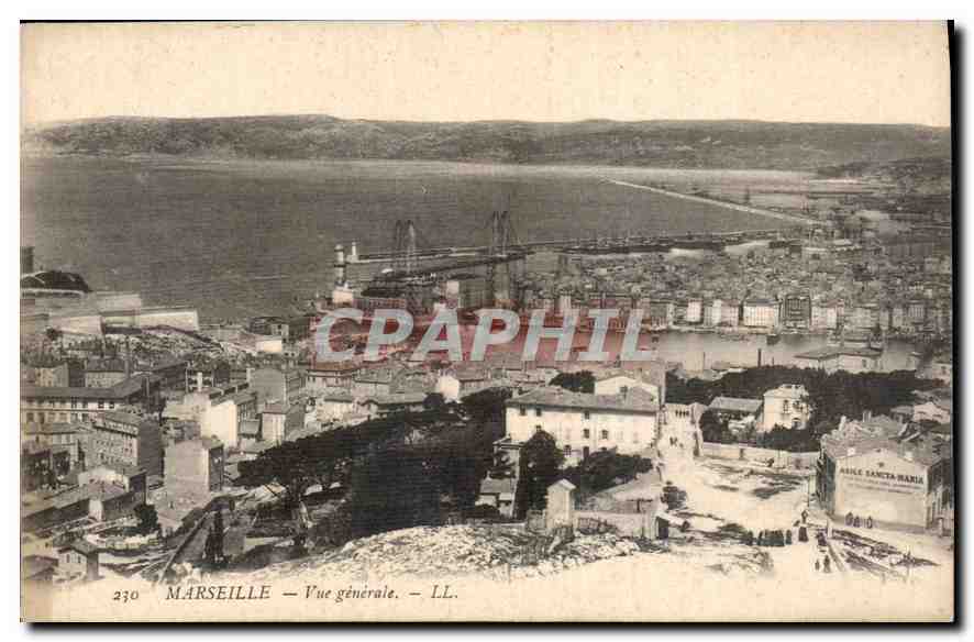 CPA Marseille vue generale 
