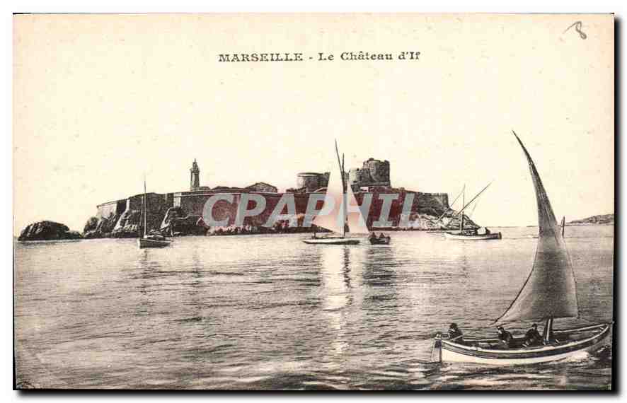 CPA Marseille le Chateau d'If Bateaux