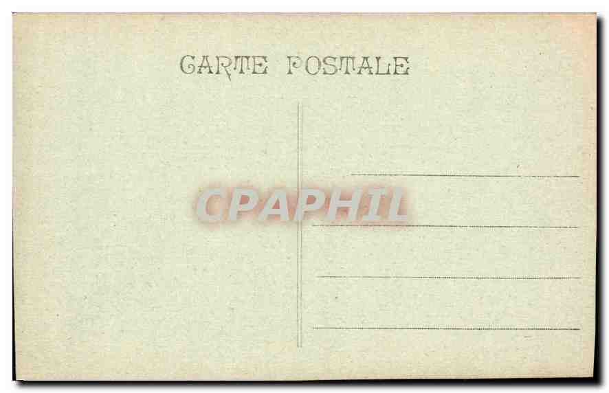 CPA Marseille le Chateau d'If Bateaux — Rückseite