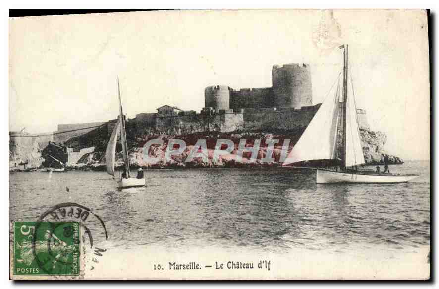 CPA Marseille le Chateau d'If Bateaux