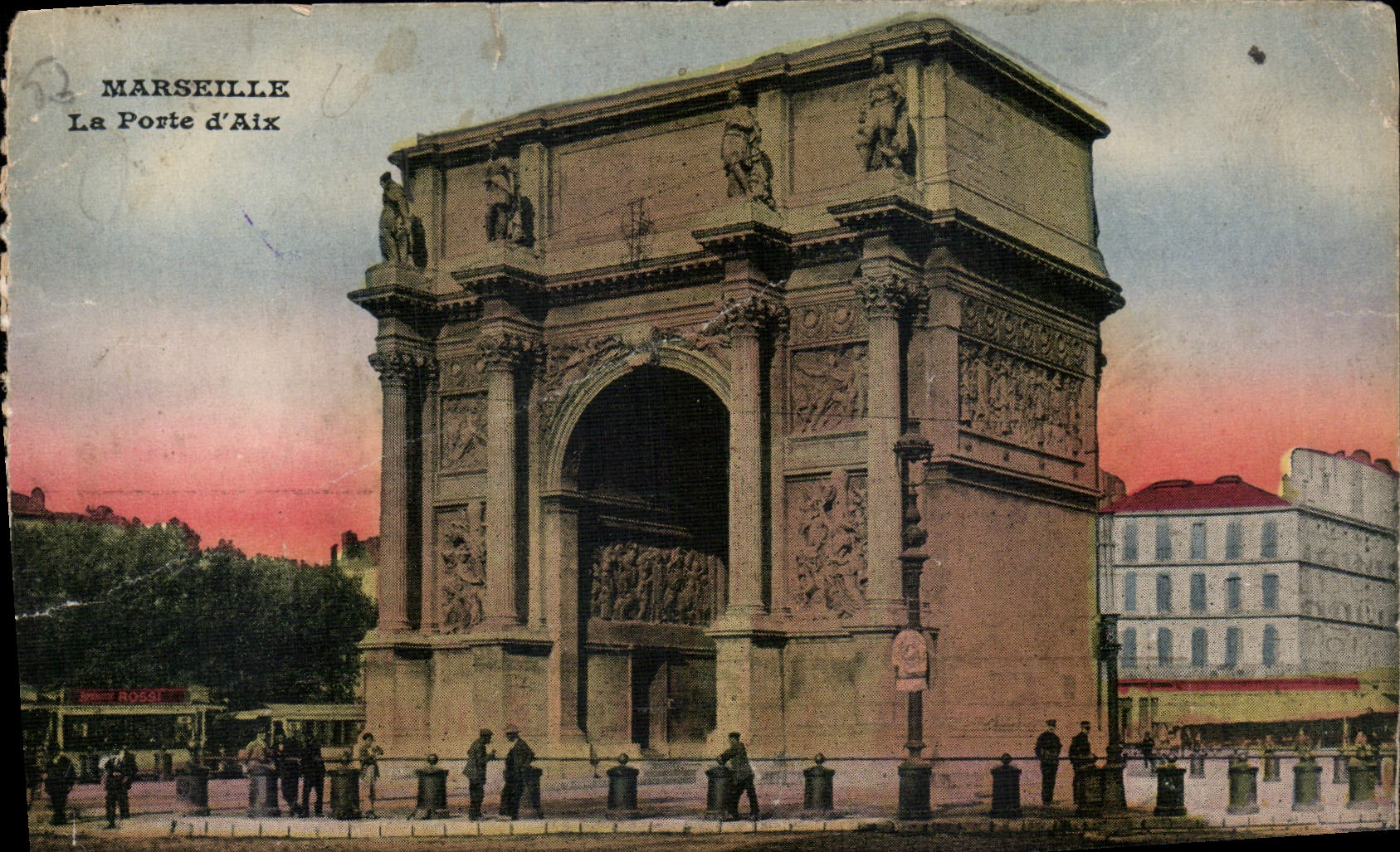 CPA Marseille la Porte d'Aix 